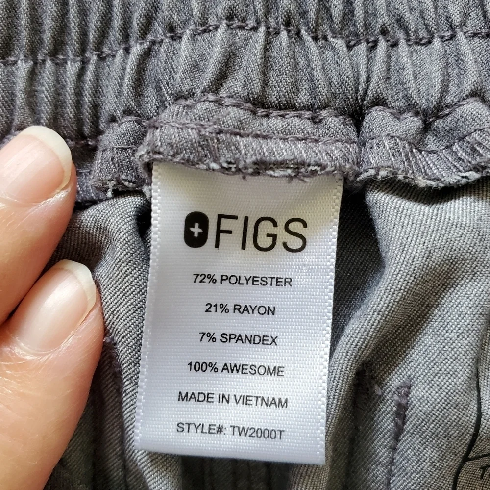 Figs Straight Leg Scrub Pants. Size XS - Picture 7 of 8